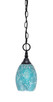 Toltec Lighting - 11-MB-5055 - One Light Mini Pendant - Chain - Matte Black