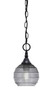Toltec Lighting - 11-MB-5112 - One Light Mini Pendant - Chain - Matte Black