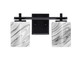 Toltec Lighting - 1212-MB-549 - Two Light Bath Bar - Franklin - Matte Black
