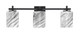 Toltec Lighting - 1213-MB-549 - Three Light Bath Bar - Franklin - Matte Black