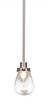 Toltec Lighting - 1230-BN-471 - One Light Mini Pendant - Meridian - Brushed Nickel