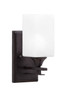 Toltec Lighting - 131-DG-541 - One Light Wall Sconce - Uptowne - Dark Granite