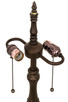 Meyda Tiffany - 127172 - Two Light Table Base Hardware - Capri - Mahogany Bronze