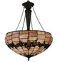 Meyda Tiffany - 130701 - Three Light Inverted Pendant - Concord - Mahogany Bronze