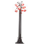 Pink 12 Light Floor Lamp (130933)