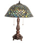 Tiffany Fishscale Two Light Table Lamp (132148) Tiffany Fishscale Two Light Table Lamp (132148)