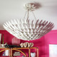 Broche Six Light Chandelier in Matte White (60-517-MT)
