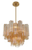 Addis Four Light Chandelier (ADD-300-AG-AM)