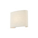Textile One Light Wall Sconce (FAB-8855-CREM)