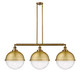 Innovations - 213-BB-HFS-124-BB-LED - LED Island Pendant - Franklin Restoration - Brushed Brass