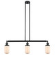 Innovations - 213-BK-G311 - Three Light Island Pendant - Franklin Restoration - Matte Black