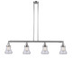 Innovations - 214-PC-G192 - Four Light Island Pendant - Franklin Restoration - Polished Chrome