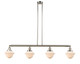 Innovations - 214-PN-G531 - Four Light Island Pendant - Franklin Restoration - Polished Nickel