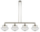 Innovations - 214-PN-G544 - Four Light Island Pendant - Franklin Restoration - Polished Nickel