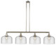 Innovations - 214-PN-G74-L - Four Light Island Pendant - Franklin Restoration - Polished Nickel