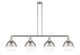 Innovations - 214-SN-HFS-82-SN - Four Light Island Pendant - Franklin Restoration - Brushed Satin Nickel
