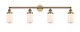 Innovations - 215-BB-G311 - Four Light Bath Vanity - Franklin Restoration - Brushed Brass