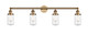 Innovations - 215-BB-G312 - Four Light Bath Vanity - Franklin Restoration - Brushed Brass
