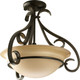 Torino Three Light Foyer Pendant (P3843-77)