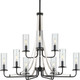 Riley Nine Light Chandelier (P400210-031)