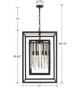 Hollis Six Light Chandelier in Forged Bronze (60-8409-FB)