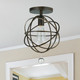 Solaris One Light Semi Flush Mount in English Bronze (60-9220-EB_CEILING)