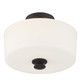Travis Two Light Semi Flush Mount (TRA-A3302-BF)