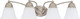 Nuvo Lighting - 60-3277 - Four Light Vanity - Empire - Brushed Nickel