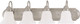 Nuvo Lighting - 60-3281 - Four Light Vanity - Ballerina - Brushed Nickel