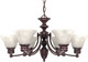 Nuvo Lighting - 60-358 - Six Light Chandelier - Empire - Old Bronze