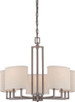 Nuvo Lighting - 60-4855 - Five Light Chandelier - Gemini - Hazel Bronze