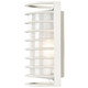 Die Cast Bulk Heads Semi Gloss White One Light Outdoor Bulk Head (60-532)