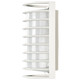 Die Cast Bulk Heads Semi Gloss White One Light Outdoor Bulk Head (60-532)
