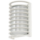 Die Cast Bulk Heads Semi Gloss White One Light Outdoor Bulk Head (60-532)