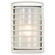 Die Cast Bulk Heads Semi Gloss White One Light Outdoor Bulk Head (60-532)