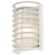 Die Cast Bulk Heads Semi Gloss White One Light Outdoor Bulk Head (60-532)