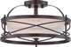 Nuvo Lighting - 60-5335 - Two Light Semi Flush Mount - Ginger - Old Bronze