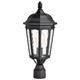 Nuvo Lighting - 60-5943 - One Light Outdoor Post Lantern - East River - Matte Black