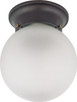Nuvo Lighting - 60-6012 - One Light Flush Mount - Mahogany Bronze Nuvo Lighting - 60-6012 - One Light Flush Mount - Mahogany Bronze