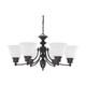 Nuvo Lighting - 60-6042 - Six Light Chandelier - Empire - Mahogany Bronze