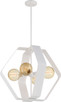 Nuvo Lighting - 60-6397 - Four Light Pendant - Zen - White