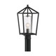 Nuvo Lighting - 60-6595 - One Light Post Lantern - Hopewell - Matte Black