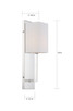 Vesey One Light Wall Sconce (60-6693)