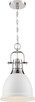 Nuvo Lighting - 60-6752 - One Light Pendant - Watson - Polished Nickel / White