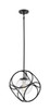 Nuvo Lighting - 60-6935 - One Light Mini Pendant - Aurora - Black / Polished Nickel