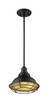 Nuvo Lighting - 60-7013 - One Light Pendant - Newbridge - Dark Bronze / Gold