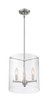Nuvo Lighting - 60-7187 - Three Light Pendant - Bransel - Brushed Nickel Nuvo Lighting - 60-7187 - Three Light Pendant - Bransel - Brushed Nickel