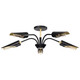 Nuvo Lighting - 60-7295 - Five Light Chandelier - Marc - Matte Black
