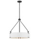 Nuvo Lighting - 60-7692 - Four Light Pendant - Halter - Matte Black
