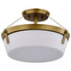 Rowen Three Light Semi Flush Mount (60-7753)